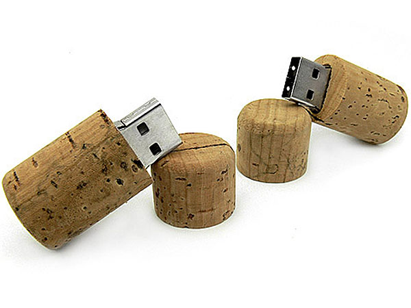 Echter Korken Als USB Stick Weiche Kanten