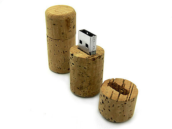 Echter Korken Als USB Stick Weiche Kanten