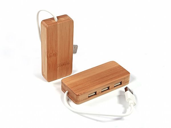 USB Hub Bambus