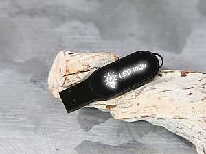 usb stick led beamglow black edel hintergrund