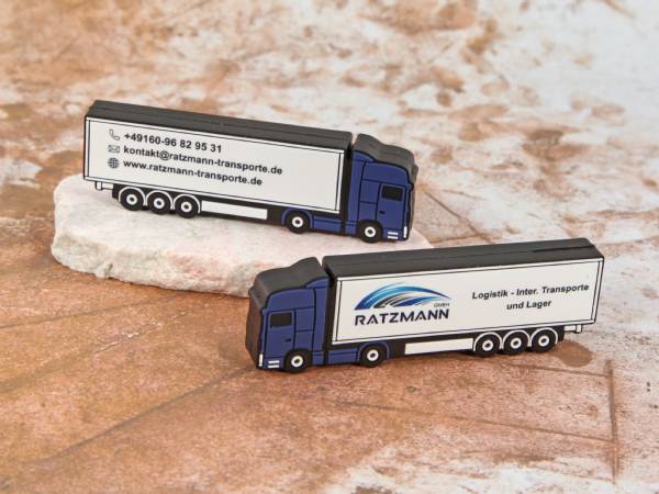 usb stick lkw transporter truck verkehr werbung individuell