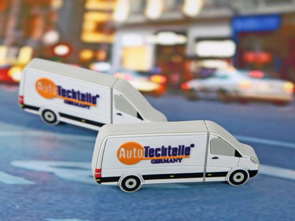 usb stick transporter auto verkehr ware logo werbung