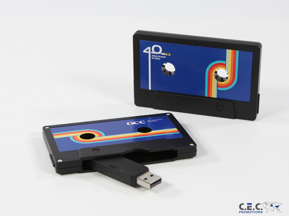 usb kassette bedruckt