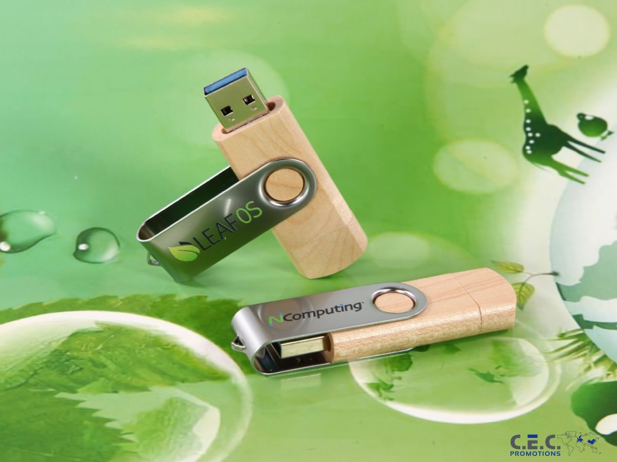 usb stick naturetwister otg buegel natur öko hellbraun