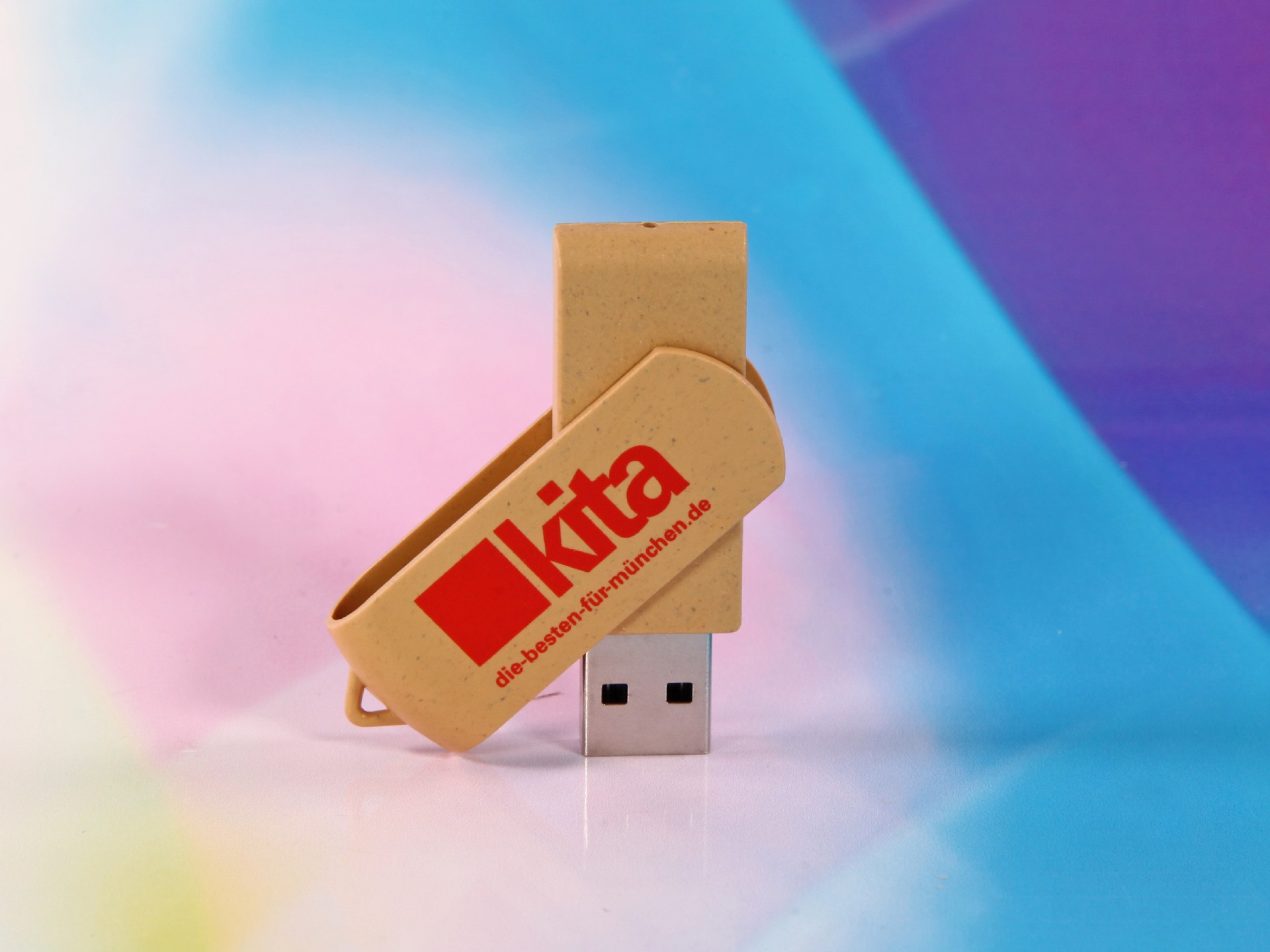 full pla twister usb stick natur kreativ